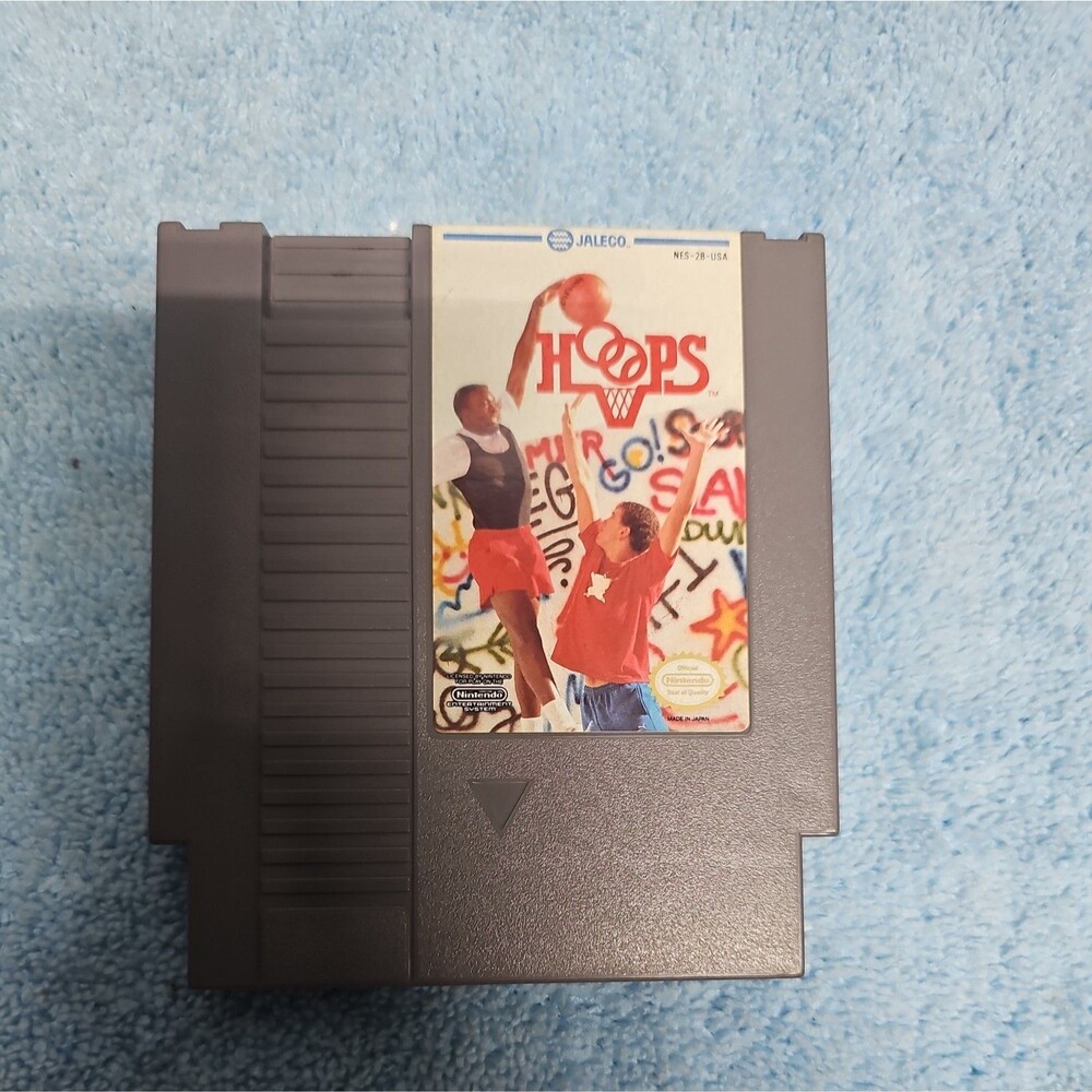 Hoops Video Game (Nintendo Entertainment System, 1989) - UNTESTED